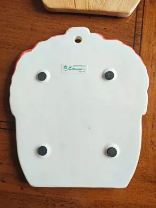 Ceramica dipinta artigianale cesto uva