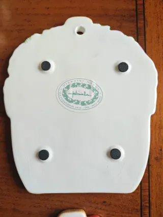 Ceramica dipinta artigianale cesto uva