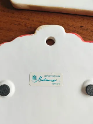 Ceramica dipinta artigianale cesto uva