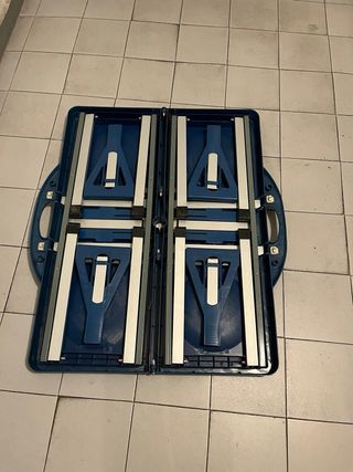 Mesa Plegable Camping 4 Asientos Azul