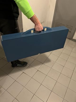 Mesa Plegable Camping 4 Asientos Azul