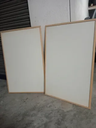Pizarras blancas y negras sin abrir 90×60