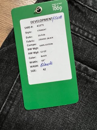 Pantalón tejano Easy Jeans negro Talla 42