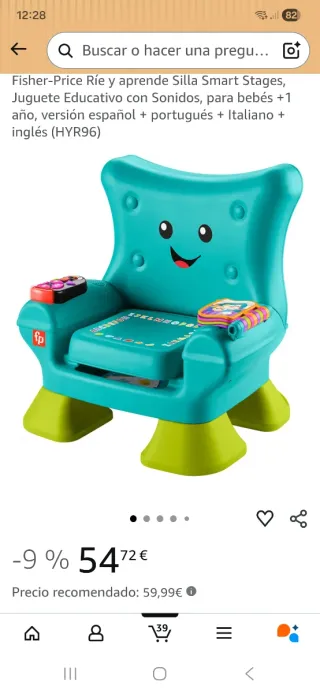 Silla Fisher-Price Smart Stages