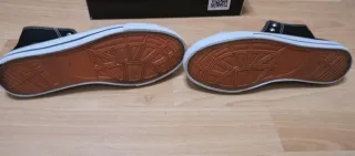 Botas de tela altas negras unisex