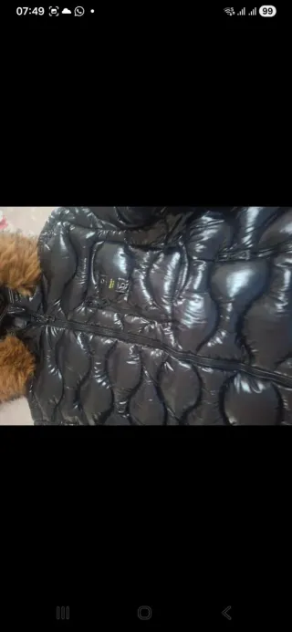 Giubbotto Blauer nero con cappuccio