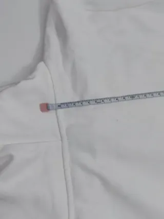 Sudadera blanca túnica mujer