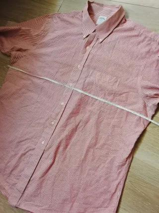 Camicia Brooks Brothers a righe rosse e bianche