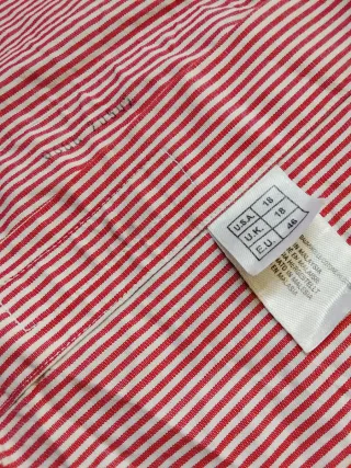 Camicia Brooks Brothers a righe rosse e bianche