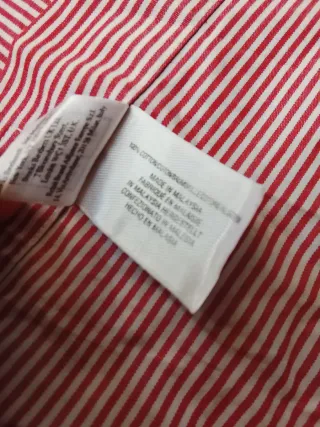 Camicia Brooks Brothers a righe rosse e bianche