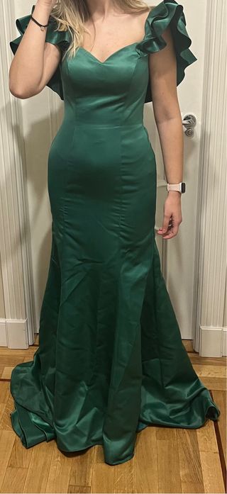 Vestido de fiesta Vertize Gala verde esmeralda