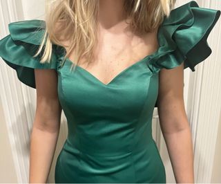 Vestido de fiesta Vertize Gala verde esmeralda