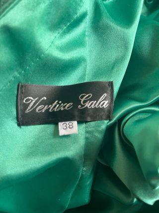 Vestido de fiesta Vertize Gala verde esmeralda