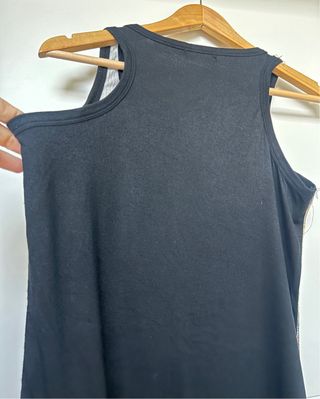 Camiseta tirantes camuflaje lentejuelas Lin Lin