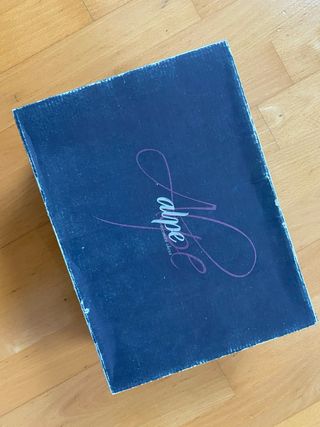 Botín cuña marrón