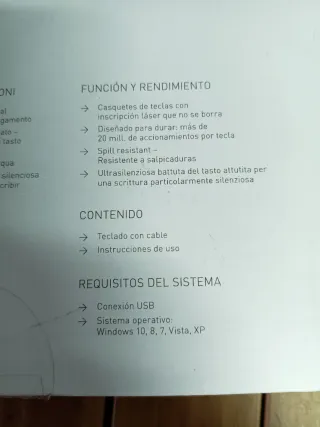 Teclado Cherry Stream 3.0 USB Blanco