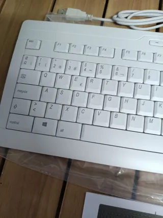 Teclado Cherry Stream 3.0 USB Blanco