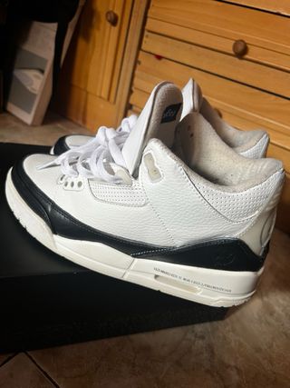 Jordan 3 Blanco y Negro
