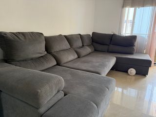 Sofá Rinconera Extensible Gris