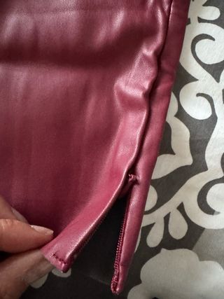 Leggings polipiel Zara Talla S