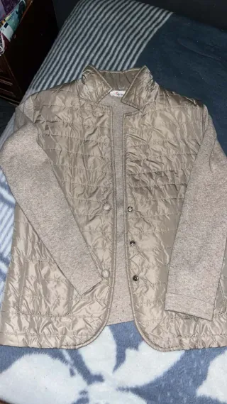 Chaquetas mujer beige y negra Talla S/M