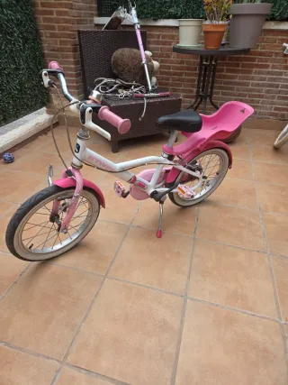 Bicicleta infantil rosa 4 años