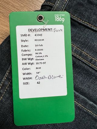 Pantalón tejano Easy Jeans azul talla 42