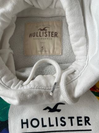 Sudadera Hollister Blanca