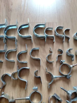 Abrazaderas metálicas para tuberías