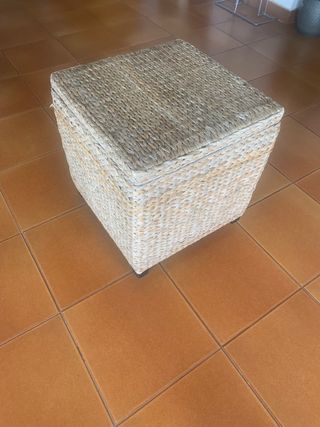 Baúl/Banquito de Rattan