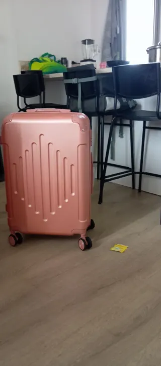 Maleta 45x32x20 Rosa Dorado