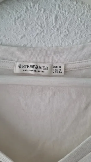 Lote 2 Camisetas Algodón Blancas Básicas