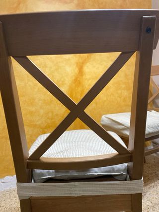 Silla de madera Ikea