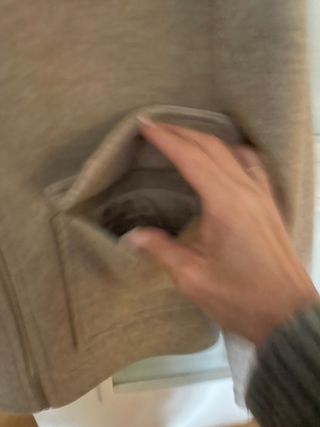 Chaqueta Zara paño beige