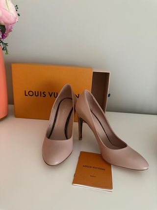 Zapatos Stilettos Louis Vuitton Nude Originales
