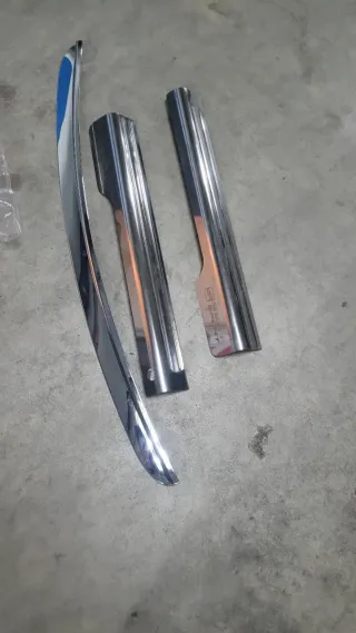 Estriberas y decorativo porton Seat Leon