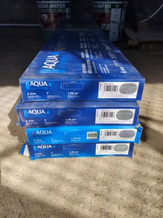 Suelo vinílico SPC Gris Viena