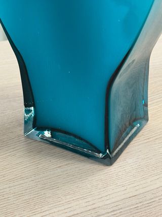 Jarrón Kare Design Silhouette Swing 40 cm Turquesa