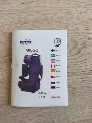 Silla coche Klippan Wego Grupo 2-3