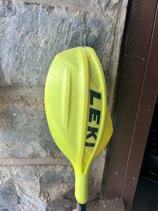 Bastones Leki de carbono + protecciones slalom