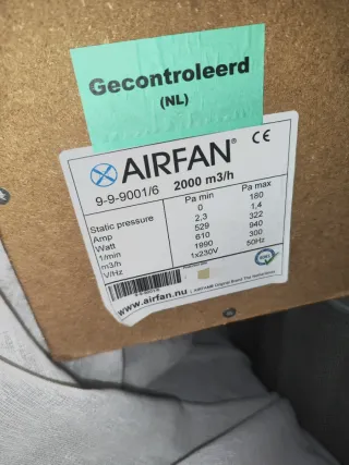 Caja extractora de aire
