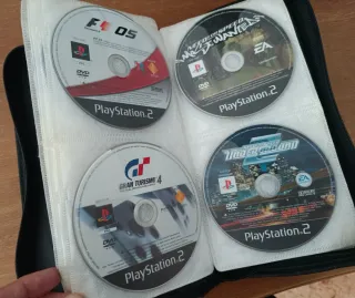 Consola PlayStation 2 Negra + Juegos de colección