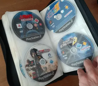 Consola PlayStation 2 Negra + Juegos de colección