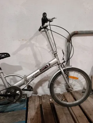 Bicicleta Plegable Wheelup Plata