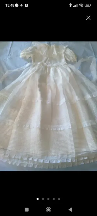 Vestido de Comunión, NUEVO Blanco crudo