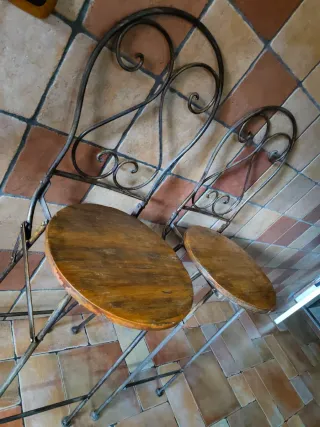 Sillas Vintage Forja Restauradas