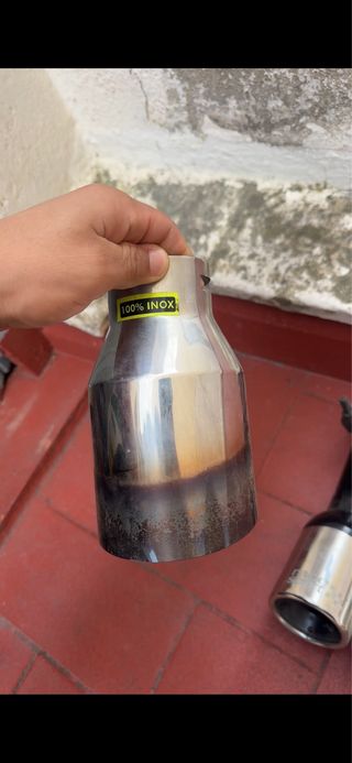 Cola de Escape Inox 100% Deportiva