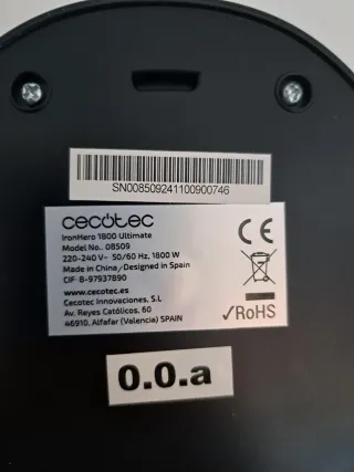 Plancha de vapor vertical