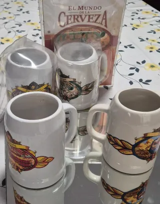 Jarra Taza Cerveza Cerámica colección beer