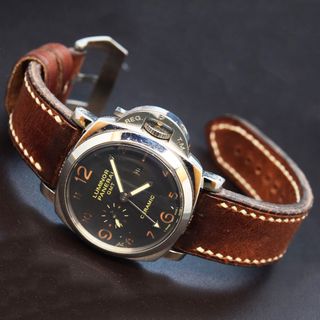 Correa artesanal de piel para reloj Panerai, Casio